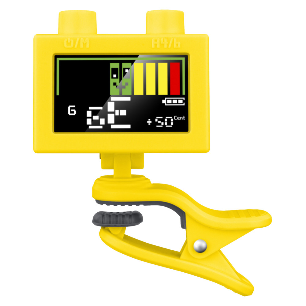Cherub チェラブ WST-570Li Yellow LET'S TUNE! 充電式リチウムバッテリー内蔵 クリップチューナー イエロー