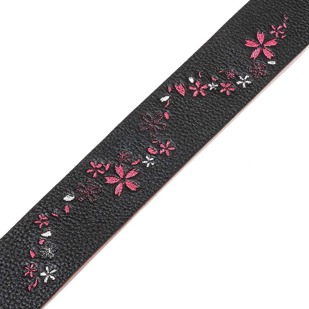 Grande uomo グランデウオモ KOS-RS50-CB 紅桜 50mm BK/CB ギターストラップ