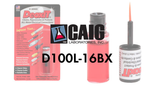 CAIG（ケイグ・ラボラトリーズ）から高性能接点処理剤「D100L-16BX」が発売！
