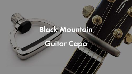 Black Mountain（ブラックマウンテン）からストリングパッドに圧縮スプリングを内蔵した世界初のギターカポが登場！