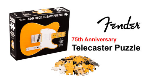 Fender（フェンダー）から テレキャスターの生誕75年を記念した特別仕様のジグソーパズルが発売！