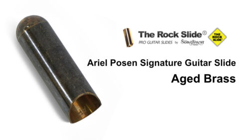 THE ROCK SLIDE（ザロックスライド）から Ariel PosenシグネチャーモデルのスライドバーにAged Brassバージョンが追加！