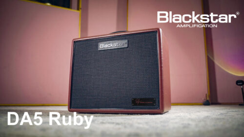 BlackstarとDoug Aldrichが共同開発！自宅でも楽しめるサイズの5Wコンボアンプ「DA5 Ruby Doug Aldrich Signature Model」が発売！