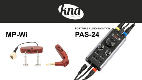 KNAから USB電源駆動を備えたオーディオインターフェイス「PAS-24」、マンドリン用ピックアップシステム「MP-Wi」が発売！