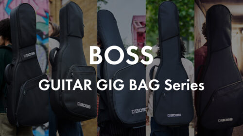 BOSS（ボス）から保護性能・収納力が強化されたギター用ギグバッグの新ラインアップが発売！