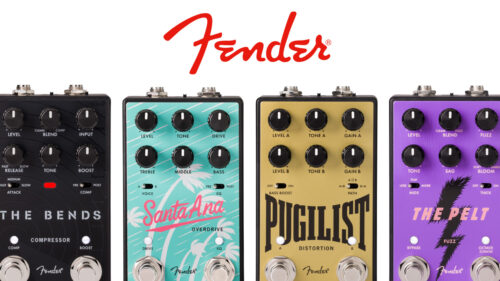 Fender（フェンダー）から新エフェクトペダル4製品が発売！