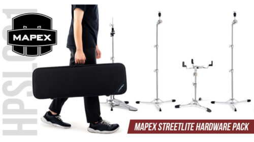 MAPEXから 究極のポータブル性能を追求したドラム・ハードウェアパック「STREETLITE SERIES HARDWARE PACK」が登場！
