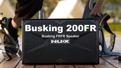 NUXから 大容量リチウムバッテリーを内蔵したフルレンジ・フラットレスポンス・スピーカー「Busking 200FR」が発売！