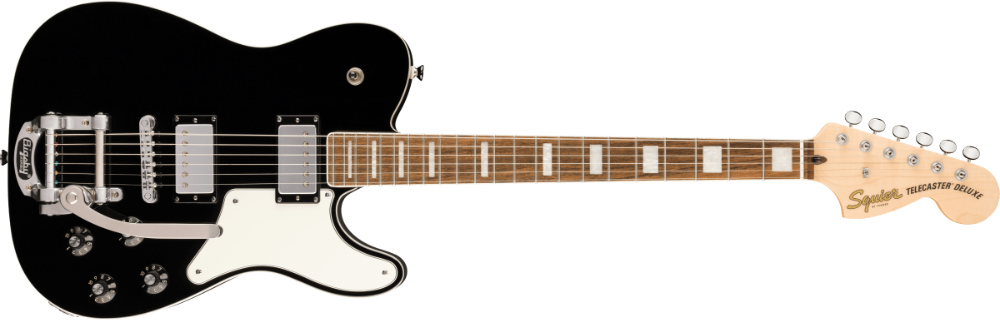 Squier スクワイア スクワイヤー Paranormal Troublemaker Telecaster Deluxe Bigsby LRL PPG Black エレキギター テレキャスター