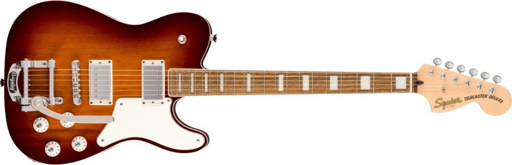 Squier スクワイア スクワイヤー Paranormal Troublemaker Telecaster Deluxe Bigsby LRL PPG Honey Sunburst エレキギター テレキャスター
