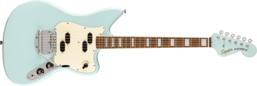 Squier スクワイア スクワイヤー Paranormal Electric VI LRL PPG Daphne Blue 6弦エレキベース