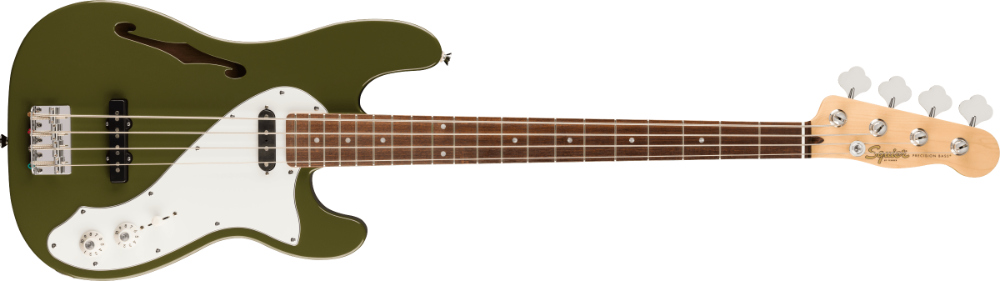 Squier スクワイア スクワイヤー Paranormal Precision Bass Thinline SJ LRL PPG Olive エレキベース プレシジョンベース