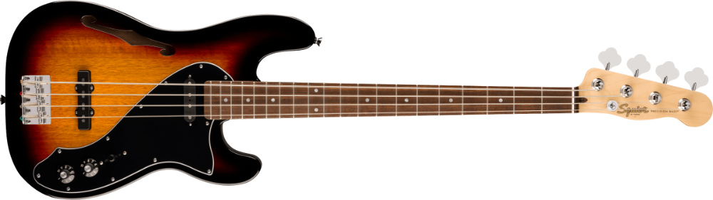 Squier スクワイア スクワイヤー Paranormal Precision Bass Thinline SJ LRL BPG 3-Color Sunburst エレキベース プレシジョンベース
