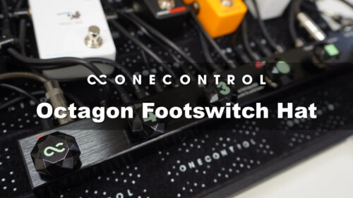 One Controlから、シンプルに取り付けられるフットスイッチハット「Octagon Footswitch Hat」が発売！