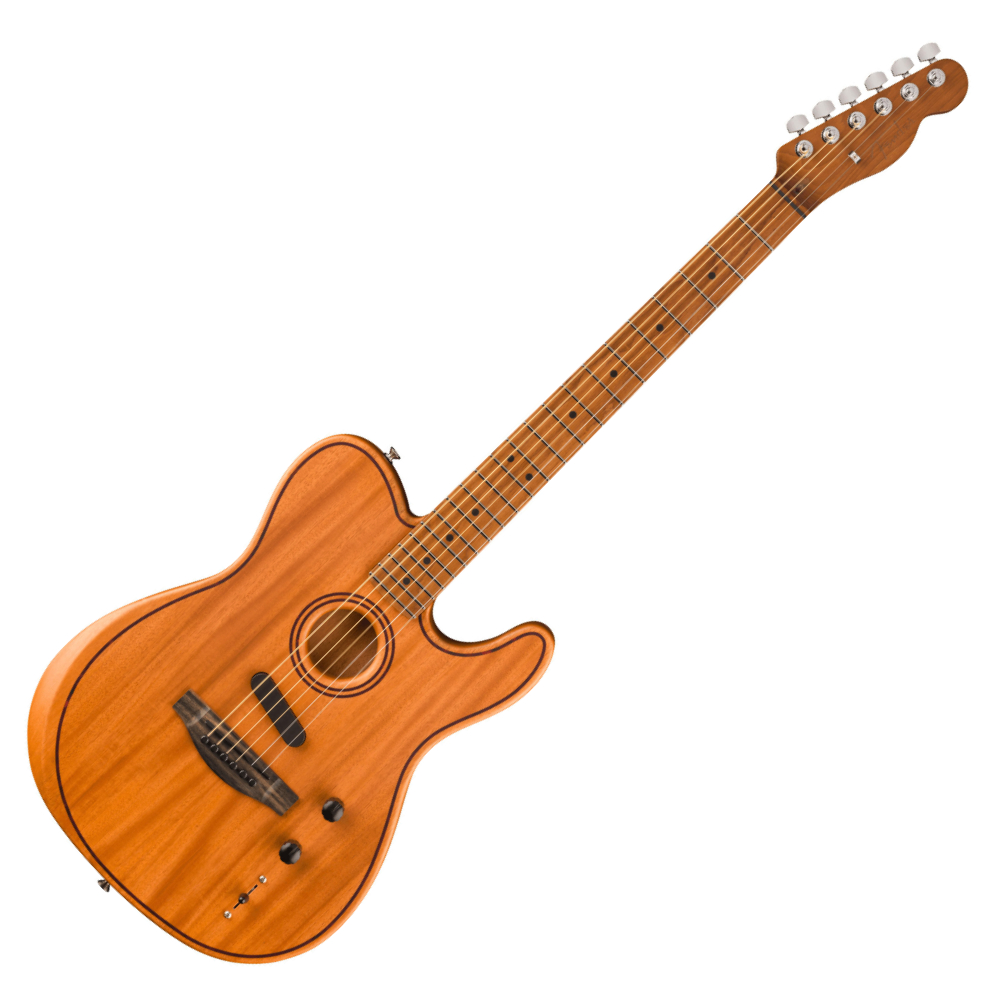 Fender フェンダー FSR American Acoustasonic Telecaster Roasted Maple Fingerboard Natural Mahogany エレクトリックアコースティックギター