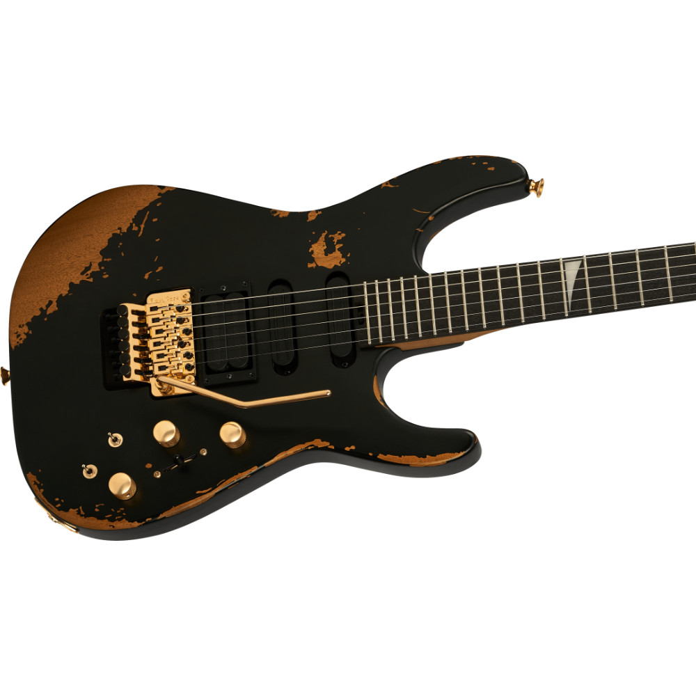 Jackson Pro Series Signature Phil Collen PC1-E Ebony Fingerboard Worn Black エレキギター