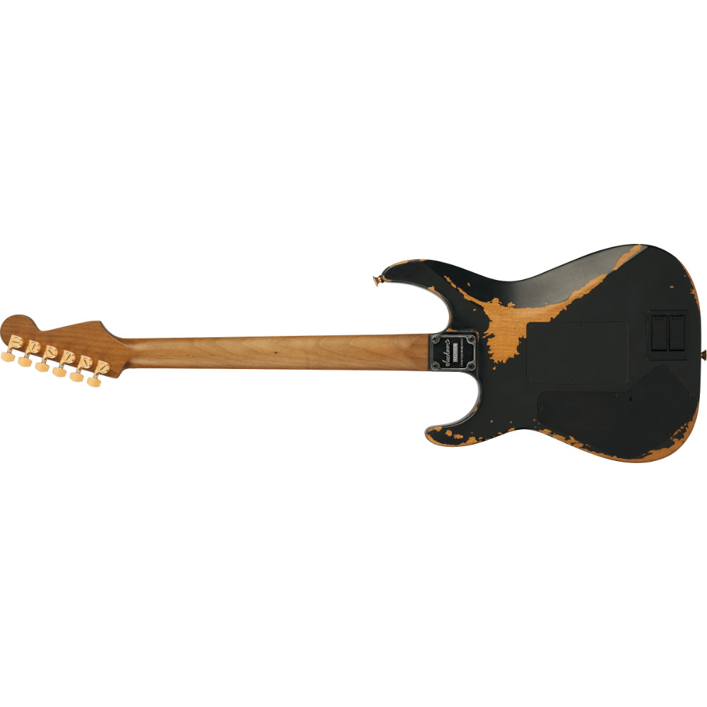 Jackson Pro Series Signature Phil Collen PC1-E Ebony Fingerboard Worn Black エレキギター