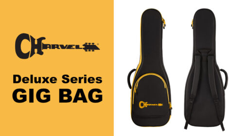 Charvel（シャーベル）から、ツアーや日常の持ち運びに最適なギグバッグ「Deluxe Series Gig Bag」が発売！