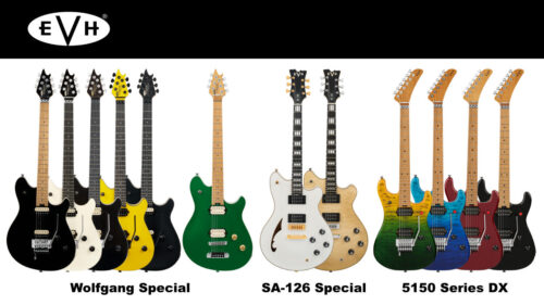 EVHから「Wolfgang Special」「SA-126 Special」「5150 Series Deluxe」のNEWモデル全12機種が登場！