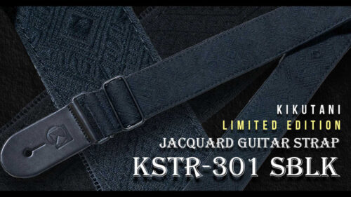 KIKUTANI（キクタニ）から ブラックで統一したシックな印象の限定ジャガードストラップ「KSTR-301 SBLK」が登場！