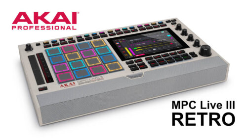AKAI Professional（アカイプロフェッショナル）から レトロなデザインのスタンドアローンMPC「MPC Live III RETRO」が発売！