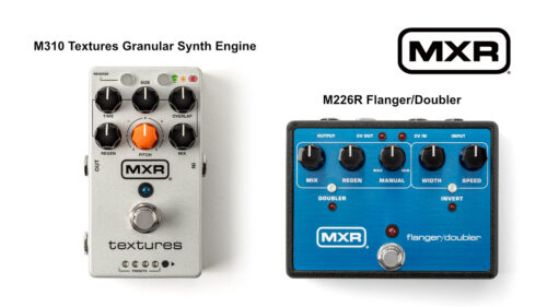 MXRから、音を分解し再構築するグラニュラーシンセエンジン「M310」と、伝説のラックユニットをペダルで再現した「M226R」が発売！