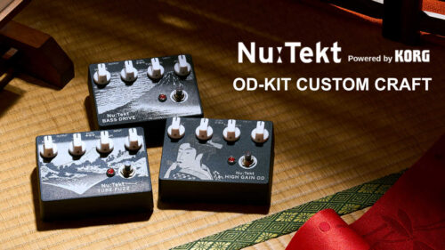 Nu:Tektから Nutube搭載の歪み系エフェクターが国内数量限定発売！ Fuzz、High Gain、Bassに特化した全3種類の「OD-KIT CUSTOM CRAFT」が登場！
