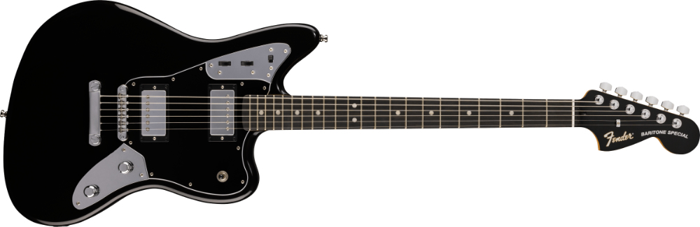 Fender フェンダー Limited Edition Player Fusion Jaguar Baritone EB Black エレキギター バリトン ジャガー