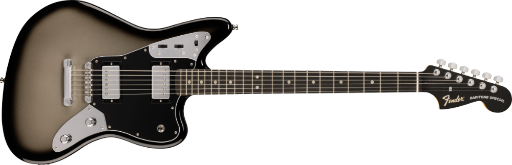 Fender フェンダー Limited Edition Player Fusion Jaguar Baritone EB Silverburst エレキギター バリトン ジャガー