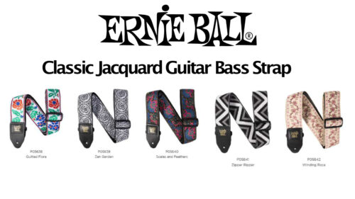 ERNIE BALL(アーニーボール)の人気のジャカードストラップシリーズに、新たなパターンが登場！