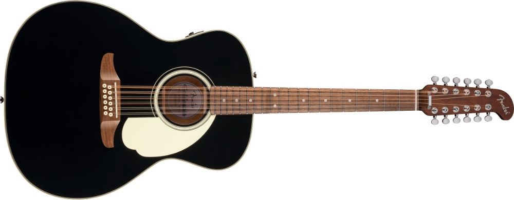 Fender フェンダー California Deluxe Villager E Black 12弦 エレクトリックアコースティックギター