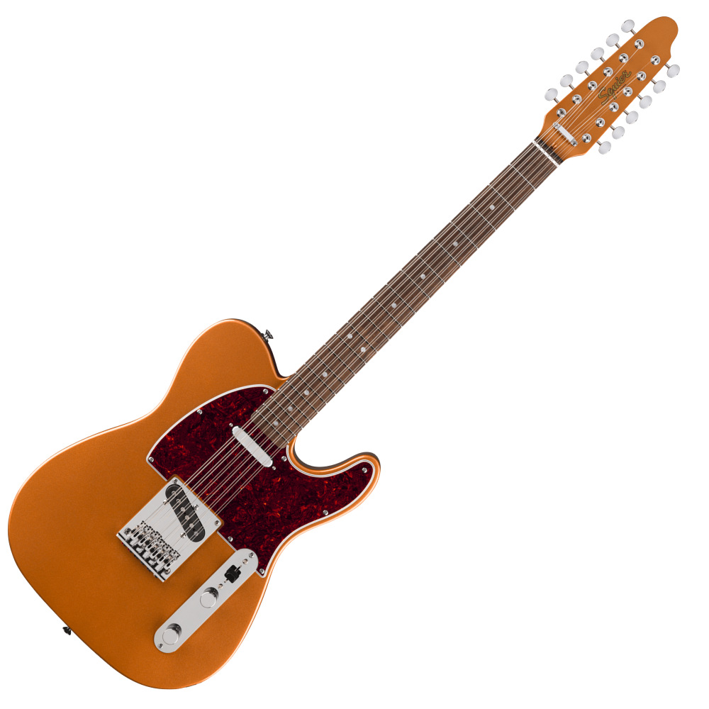 Squier スクワイア スクワイヤー Paranormal Troy Van Leeuwen Telecaster XII Laurel Fingerboard Copper エレキギター