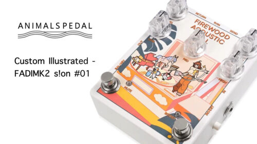 Animals Pedal(アニマルズペダル) より、イラストレーター、s!on氏によるカスタムイラストレイテッド アコースティックDI「FADIMK2 s!on #01」が発売！