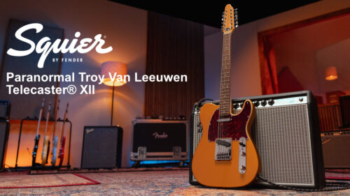 Squier(スクワイヤー)から、トロイ・ヴァン・リューウェン12弦 Telecasterが発売！
