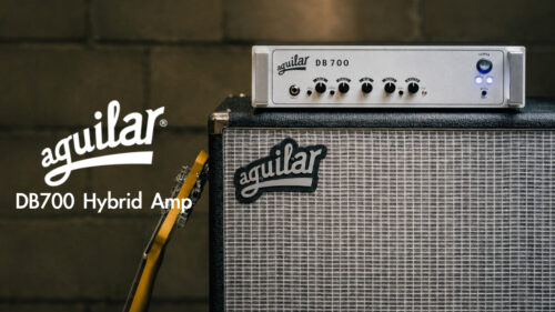 Aguilar(アギュラー) から、伝説的な真空管サウンドを現代のベーシストのために設計された軽量700ワットベースアンプ「DB700」が発売！