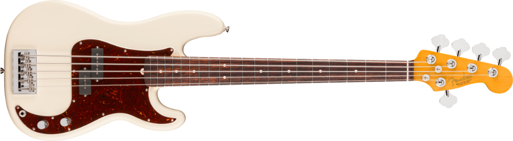Fender フェンダー American Professional Precision Bass V RW Olympic White 5弦エレキベース プレシジョンベース