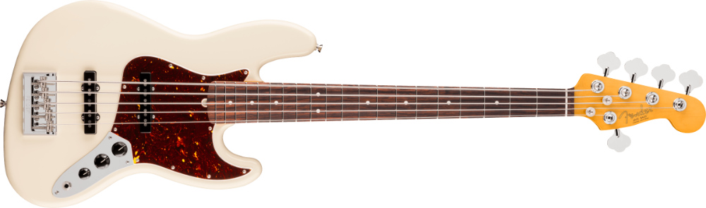 Fender フェンダー American Professional Jazz Bass V RW Olympic White 5弦エレキベース ジャズベース