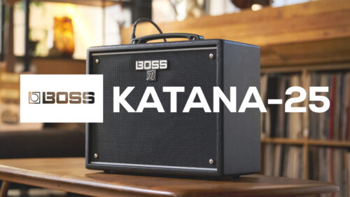 BOSS(ボス)から、Bluetooth機能やアプリ連携などの多彩な機能を備えた25W出力のコンパクトなギター・アンプ「KTN-25」が発売！